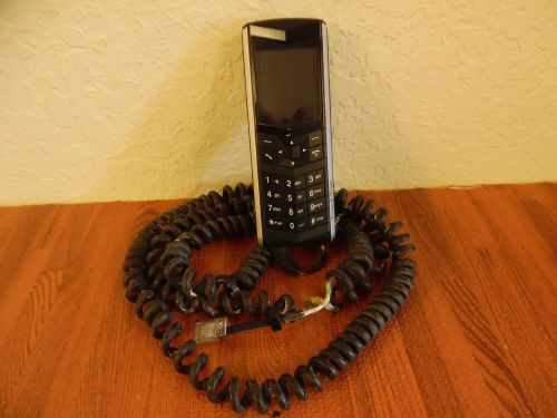 Kvh tt-3672a ip handset f/ fb250 &amp; fb500 fleet broadband - damaged cord - tested