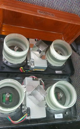 Ecco blaze 15" dual amber strobe lamps