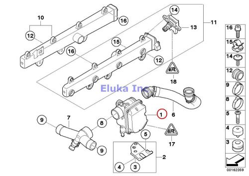 Bmw genuine idle actuator/idle actuator cable idle control device e90 e90n e92 e