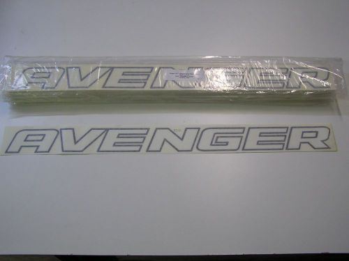 10 dodge avenger 2&#034;x32&#034; cot rear decals w/b authentic nascar 07 racecar 082015-8