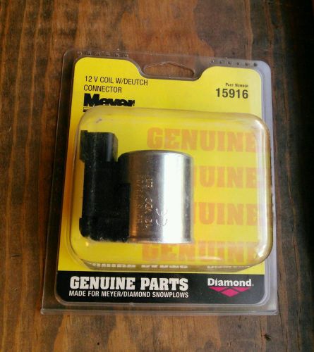 Meyer snow plow 11/16&#034; coil / solenoid meyer # 15916c stock # 1306116