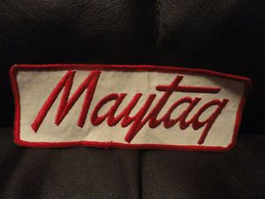 Maytag uniform patch - vintage - new - original - 3 1/8 x 8 1/2