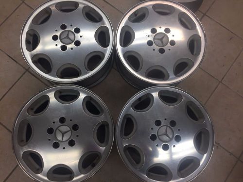 (1) set of (4) used 16&#034; x 7.5&#034; mercedes s-class wheels hollander# 65164