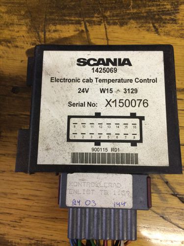 Scania 124 1998 temperature control ecu 1425069 24v w15 3129 x150076 900115 r01