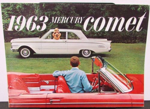 1963 mercury dealer prestige sales brochure comet station wagon large rare
