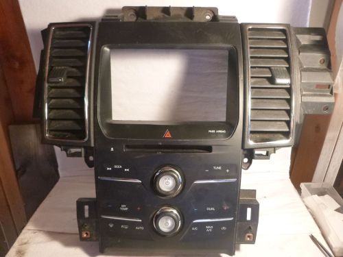 13 ford taurus radio control panel face plate dg1t-18a802-dm c50685