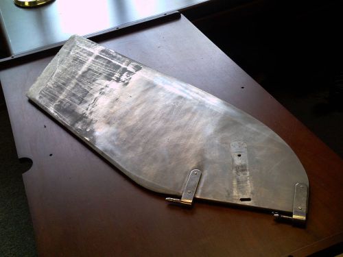 Sailboat rudder melges c-scow 21' stainless steel