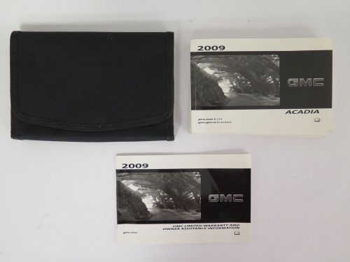 2009 gmc acadia owners manual book