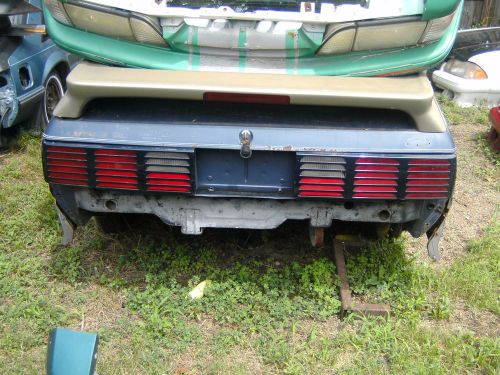 Rear mustang spoiler with a set of tail lights, used.