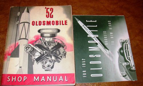 1952 oldsmobile shop manual deluxe 88 super 98 holiday convertible orig! &amp; bonus
