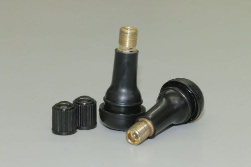 200 tr 413 snap-in tire valve stems short black rubber most popular valve