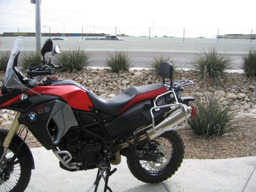 Long luggage rack and backrest for bmw f800gs adventure