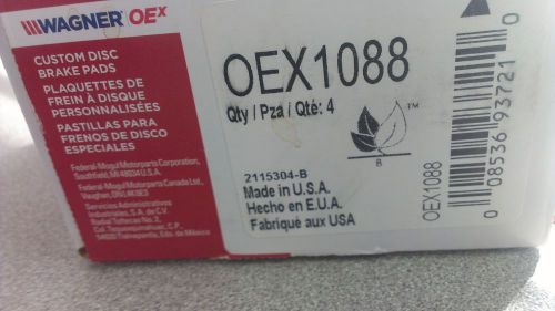 Disc brake pad-oex wagner oex1088 fits 05-10 honda odyssey new