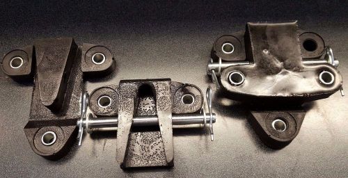 Classic mini cooper side motor mounts polyurethane quick disconnect race pair