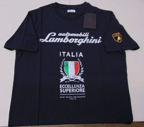 Lamborghini dark navy eccellenza superiore t-shirt oem # 9011121ccu001