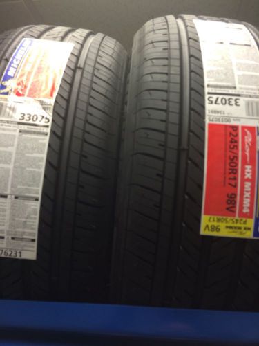 1 michelin pilot hx mxm4 245 50 17 tire