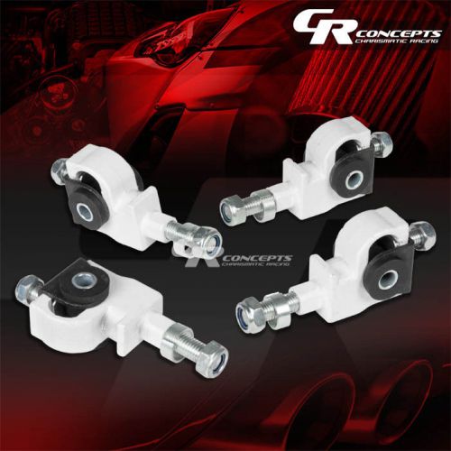 Suspension front camber adjuster kit 90-97 accord cb cd/civic/-01 integra white