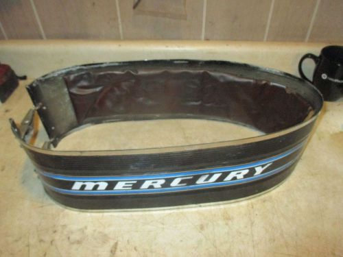 70's mercury outboard wrap around hood cowl shroud &amp; insulation 20hp 200