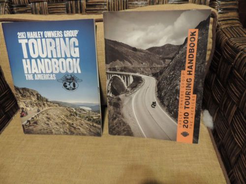 2013 &amp; 2010 harley davidson owners group touring handbook excellent condition