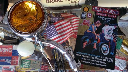 Bumper mount fog/driving lamp 1930&#039;s 1940&#039;s retro vintage rat rod