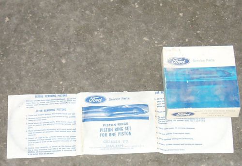 Nos 360/390 piston rings 1968 1969 1970 1971 1972 1973 1974-1977 ford f150/f250