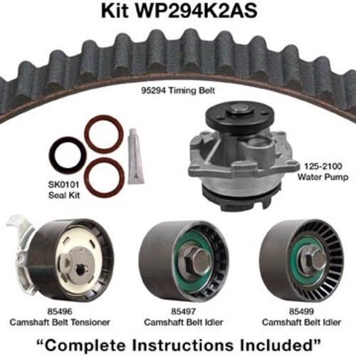 Dayco wp294k2as engine timing belt kit with water pump