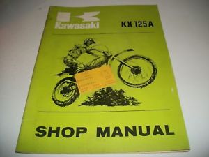 Kawasaki shop manual kx 125 a c10