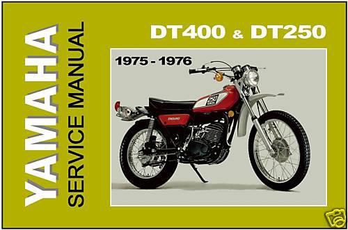 Yamaha workshop manual dt400 dt250 1975 1976 dt400b dt250b dt400c dt250c service