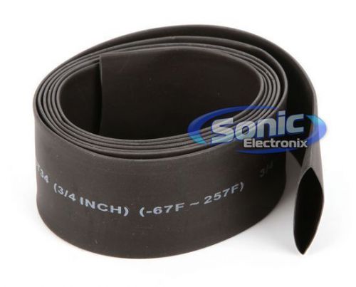 Xscorpion hst34bk 4 ft. of 3/4" thick black heat shrink tubing