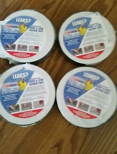 4 roll lot eternabond rv rubber roof repair tape 1.25" x 50' black