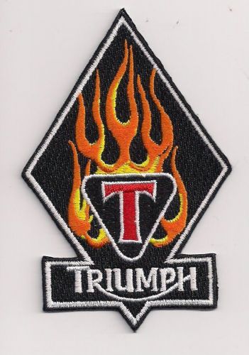 Triumph motorcycles  4 inch diamond shaped patch