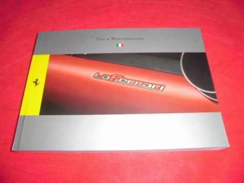 Ferrari laferrari owners manual