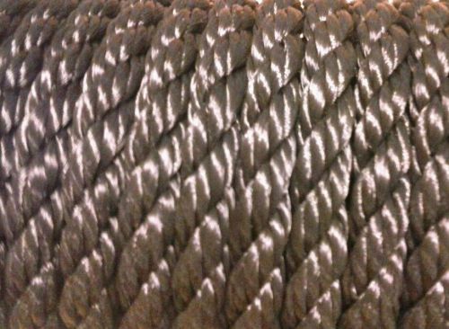 75  feet of 1/2 inch black polypropylene rope