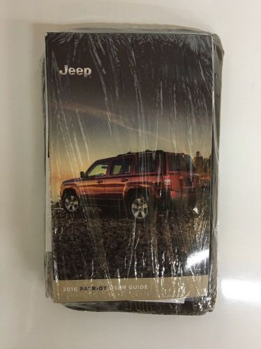 2016 jeep patriot owners manual set. free shipping! #0444