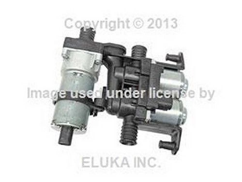 Bmw genuine heater control valve with auxiliary water pump e38 e39