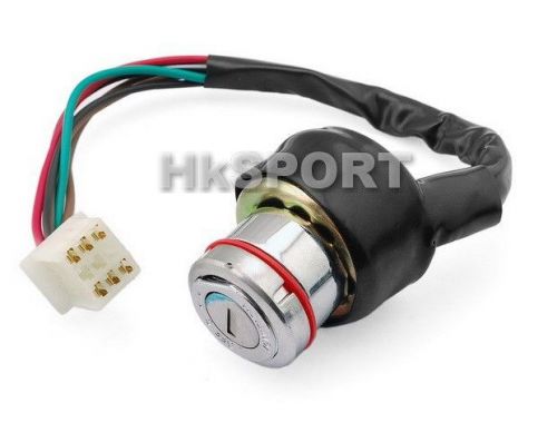 Ignition key switch 6 wire 50/70/90/110/125cc kazuma falcon roketa atv brand new