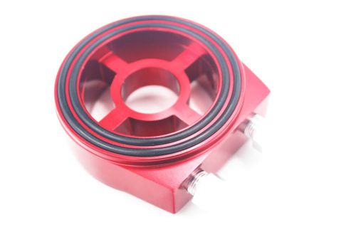 Oil filter adapter m20x1.5 3/4-16 1/8 npt aluminum racing oil pressure gauge new