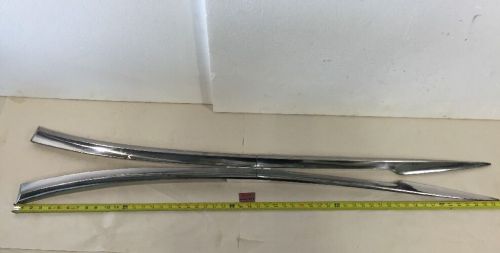 Pair 1955 ford fairlane victoria sunliner lh &amp; rh fender trim moldings spears