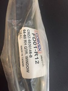 1964-68 ford mustang quarter window vertical seals convertible