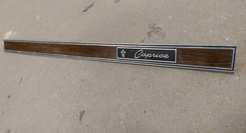 Used 1968 caprice dash trim