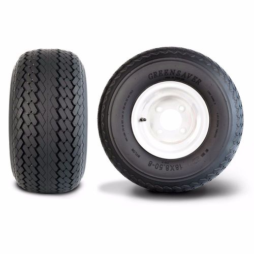 New set of 4 tires and wheels for golf cart carts club car, yamaha, ezgo, lsv