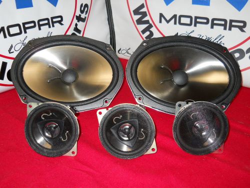 Dodge ram chrysler kicker speaker upgrade 3.5&#034; 2-way 6x9 woofer speakers mopar
