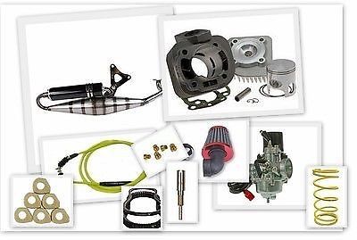 Yamaha zuma 50 70cc performance kit w/cylinder kit exhaust carb sliders