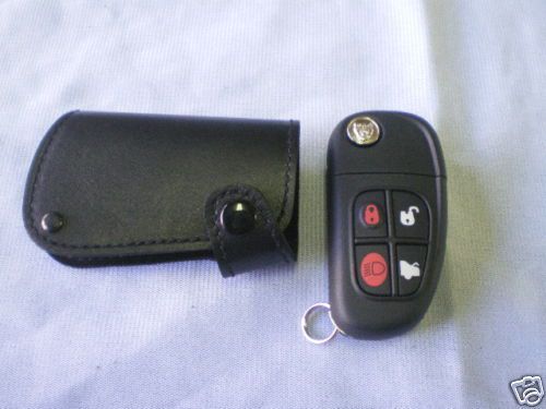 Car flip key remote glove cover black xj s x xj8 (fits:jagura)