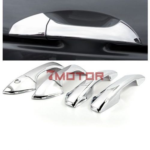 New chrome side door handle cover trim for 09-11 honda accord sedan&amp;coupe lhd 7m