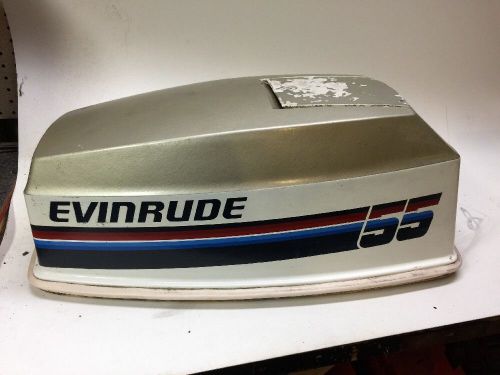 55hp evinrude  motor cover cowling  hood 1978  55 hp will fit other years