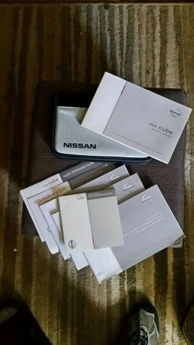 2009 nissan cube owner&#039;s manuals and cd rom with case