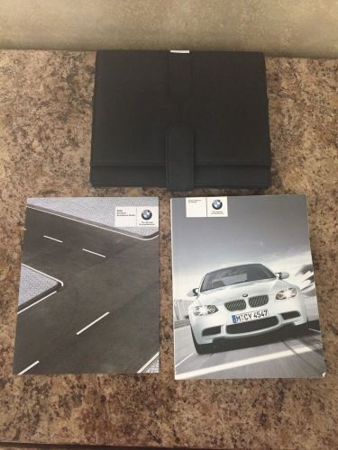 2009 bmw m3 coupe convertible owner&#039;s owners user manual book set w/ case