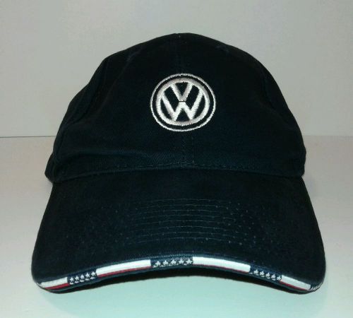~ volkswagen ~ vw driver gear adjustable logo baseball cap / hat; one size; kati