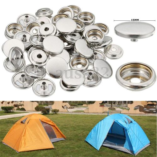 50pcs canvas 201 copper silver 25 ss snap caps + 25 ss socket marine application